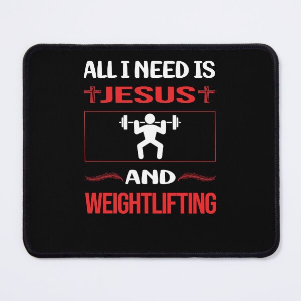 Item preview, Funny Jesus Weightlifting Lifting designed and sold by SunnyShop123.