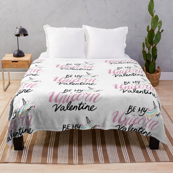 Item preview, Hey Unicorn Will You Be My Valentine Black Art Print Pink Unicorn designed and sold by lineartdesigns.