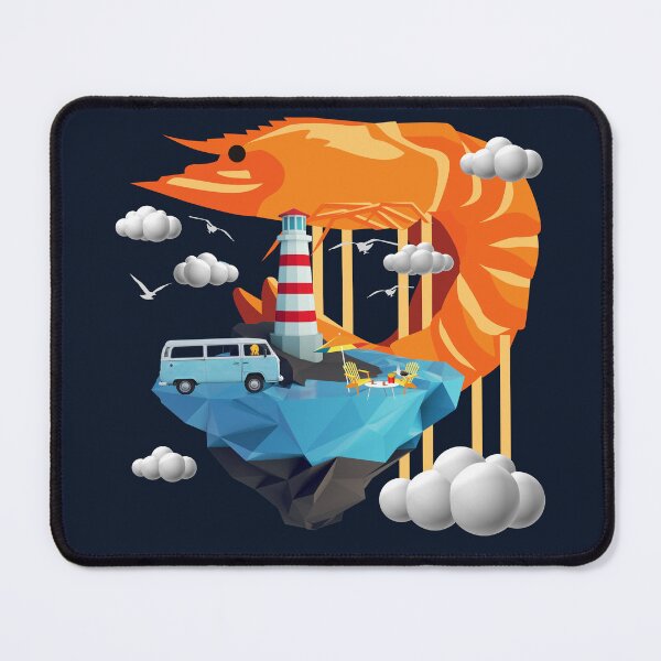 Item preview, Prawn Cloud Springs - in the Big Prawn range of designs  designed and sold by Container  of Dreams.