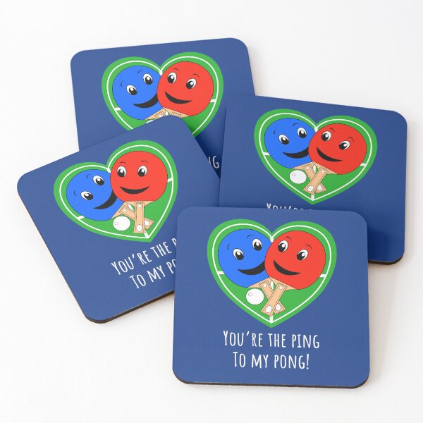 Item preview, Funny Valentines Table Tennis designed and sold by brodyquixote.