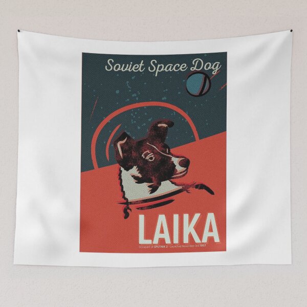Item preview, Laika space traveler designed and sold by SYZYGYARTSTYLE.