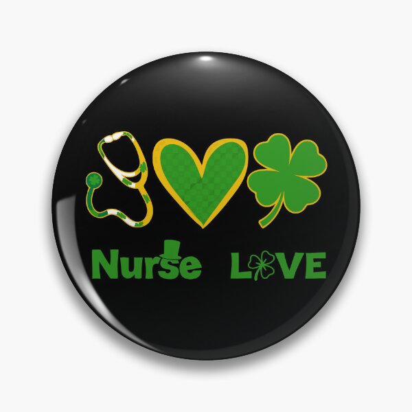 Item preview, Funny St Patricks Nurse Love designed and sold by tjred01.