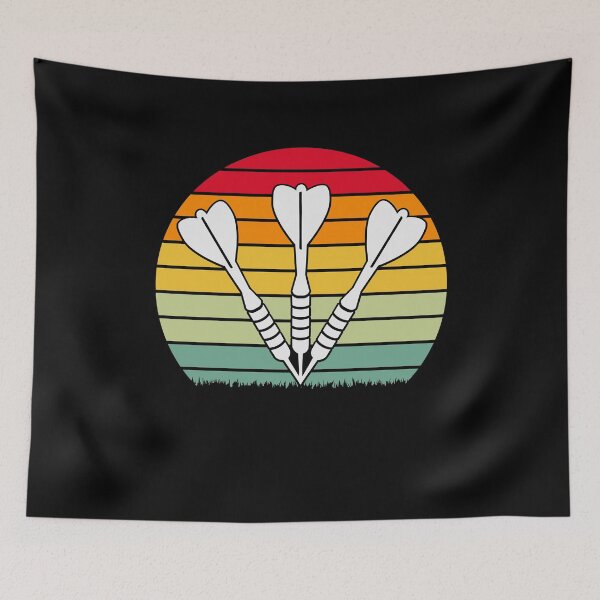 Item preview, Vintage Dart Sunset T Shirt Sticker designed and sold by Timcito.