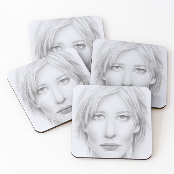 Item preview, Portrait of Cate Blanchett designed and sold by Rockberry.