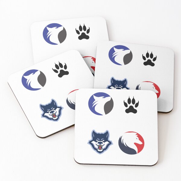 Item preview, Black Wolf With Blue Eyes - Sticker Pack designed and sold by bsrishika.
