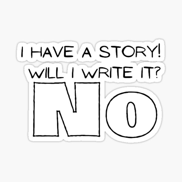 Item preview, Writer jokes designed and sold by ConzyBelle.