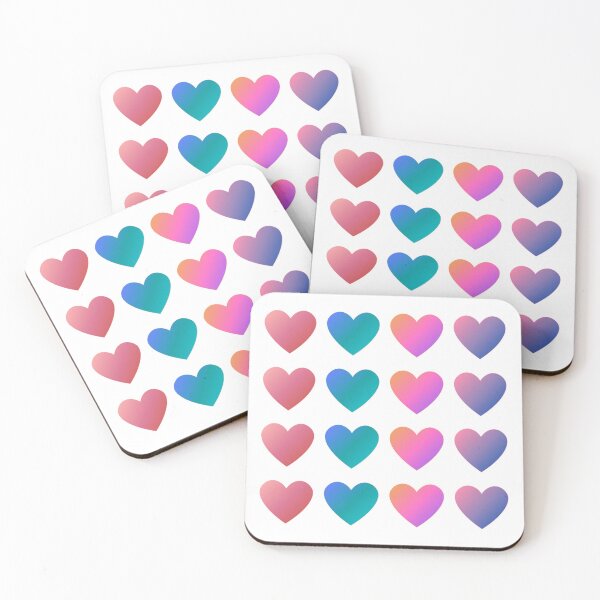 Item preview, Corazones degradados designed and sold by JanviRamani.