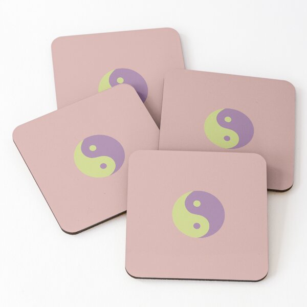 Item preview, Green and Purple Yin Yang  designed and sold by Lavender-Cloud.