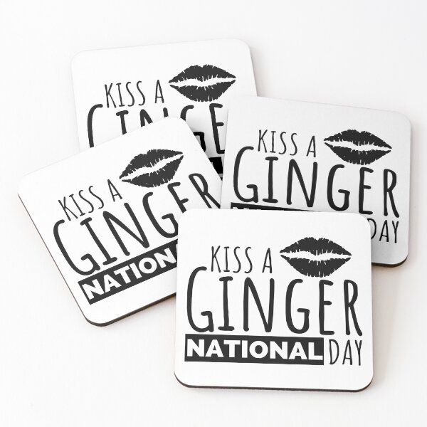 Item preview, Kiss a Ginger national day funny designed and sold by Creative Life.