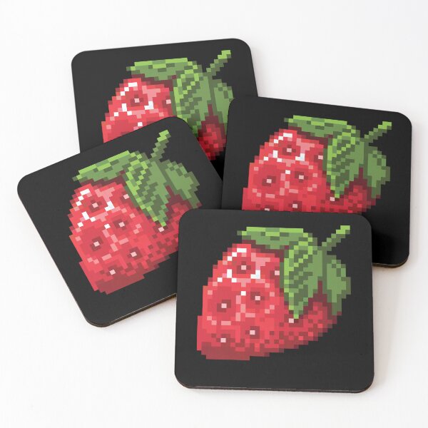 Item preview, Strawberry Pixel Gaming Games Art Retro designed and sold by MooonTees.