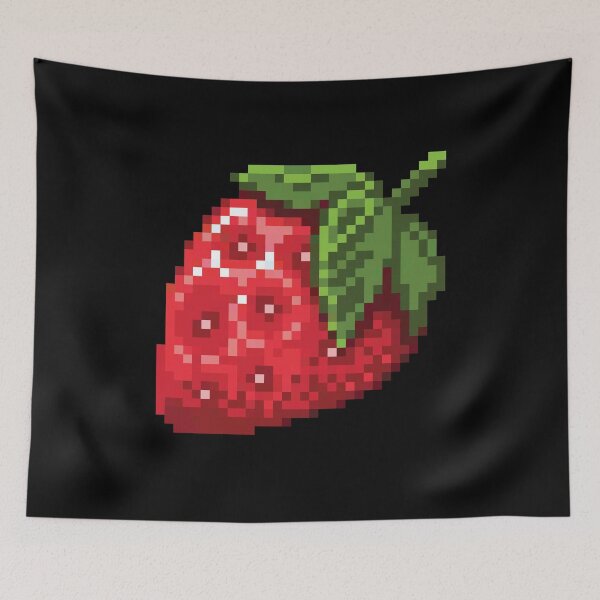 Item preview, Strawberry Pixel Gaming Games Art Retro designed and sold by MooonTees.