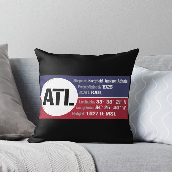 Item preview, ATL Atlanta Airport USA - Block Design designed and sold by FouDeeziner.