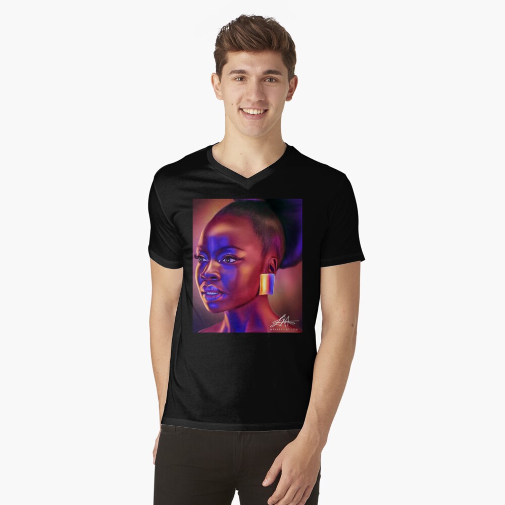 Item preview, V-Neck T-Shirt designed and sold by wayneflint.