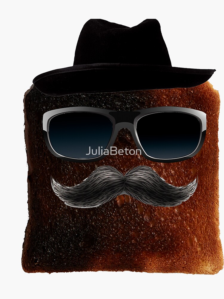 "Disguised Toast disguisedtoast slightly burnt merch" Sticker for Sale