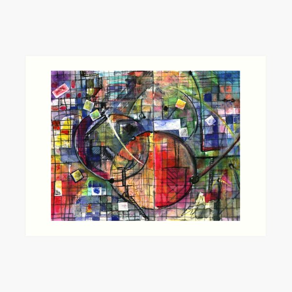 RAUMSTATION (C2001) Kunstdruck