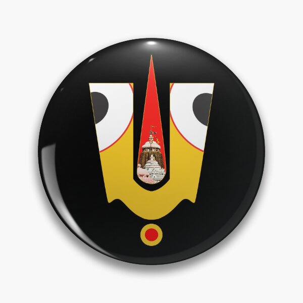 Item preview, Jagannath ramanandi tilak digital art sticker designed and sold by Graphiana.