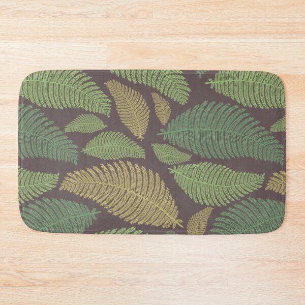 Item preview, faded Jungle leaves pattern with dark background designed and sold by CiniArt.
