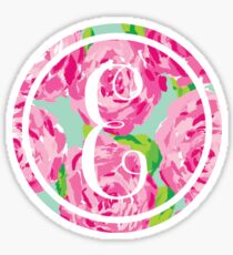 Monogram E Sticker
