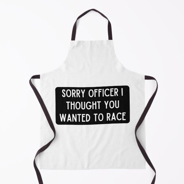 Item preview, Sorry officer I thought you wanted to Race | Funny Motorcycle, Cool Helmet Stickers And Bikers Gift designed and sold by thesmokeydogs.