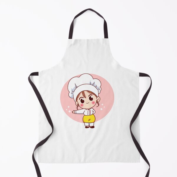 Item preview, Cute Chef Girl Smiling designed and sold by OnlyForYouNow ..