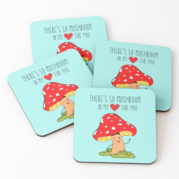Item preview, There's so mushroom in my heart for you designed and sold by The Feel Good Merch.