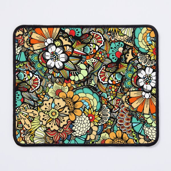 Item preview, Intricate details dark theme flower pattern designed and sold by Burnout (⌣_⌣).