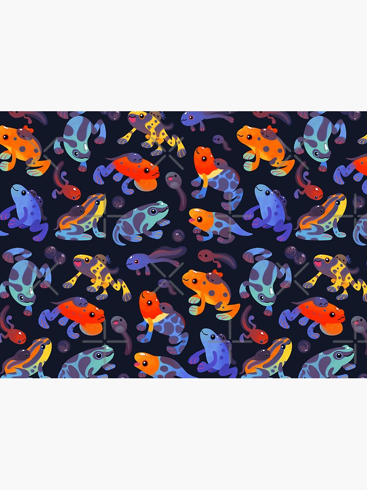 Poison dart frogs - dark by pikaole