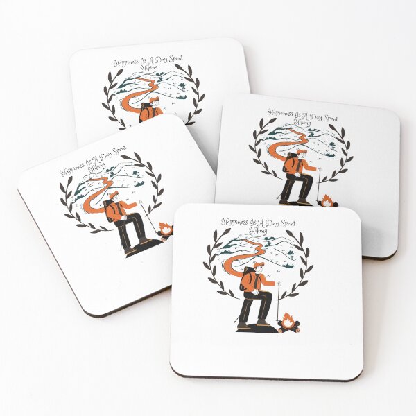 Item preview, Funny Hapiness Is A Day Spent Hiking Classic T-shirt  designed and sold by Ryn2020.
