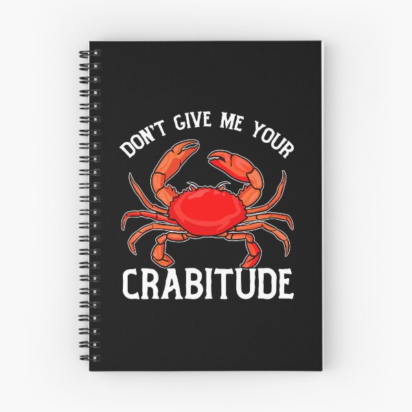 Item preview, Don't Give Me Your Crabitude Crabby Attitude Pun Red Crab designed and sold by funnytshirtemp.