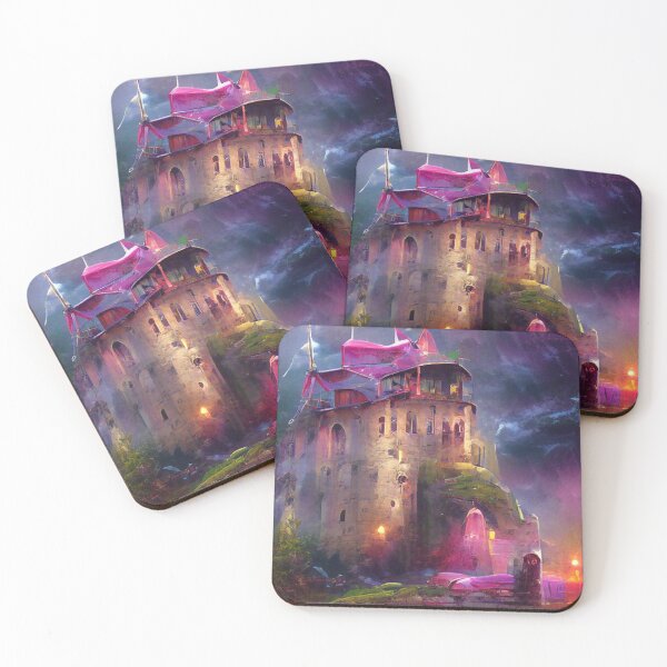 Item preview, Arte de estilo psíquico del castillo designed and sold by NeuralProd.