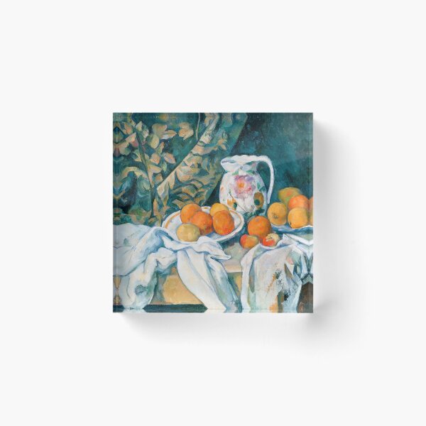 Item preview, Still Life with Curtain and Flowered Pitcher - Paul Cezanne  designed and sold by TheSoulOfArt.