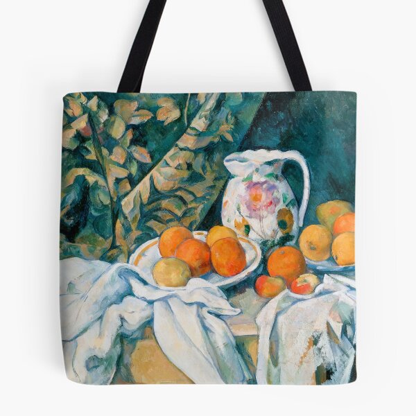 Item preview, Still Life with Curtain and Flowered Pitcher - Paul Cezanne  designed and sold by TheSoulOfArt.