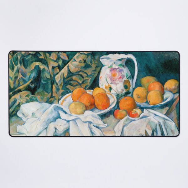 Item preview, Still Life with Curtain and Flowered Pitcher - Paul Cezanne  designed and sold by TheSoulOfArt.