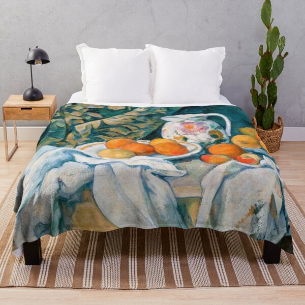 Item preview, Still Life with Curtain and Flowered Pitcher - Paul Cezanne  designed and sold by TheSoulOfArt.