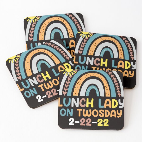 Item preview, Lunch Lady Squad Cafeteria Crew On Twosday 2-22-22 Rainbow designed and sold by JodyBoling.