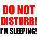 Do Not Disturb I M Sleeping Poster By Divertions Redbubble