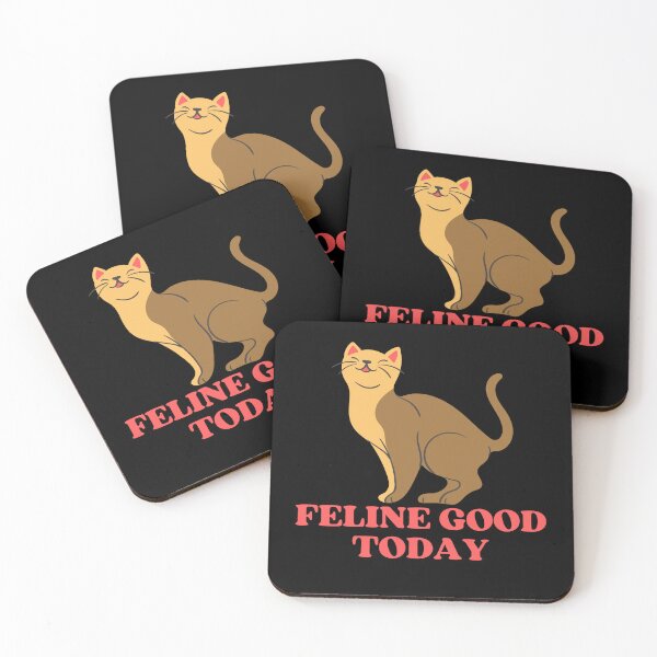Item preview, FELINE GOOD TODAY - Funny Cat Pictures with Captions and Cat Sayings designed and sold by FunnyCatsFam.