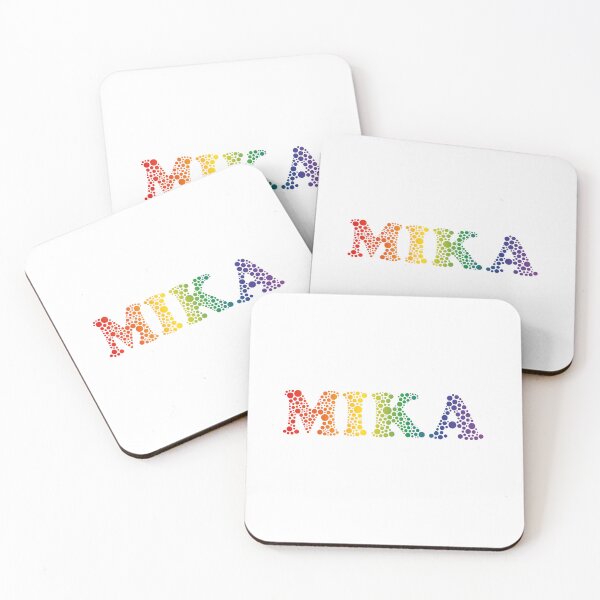 Item preview, Mika name - fun Rainbow Bubbles LGBT pride design designed and sold by NameTheory.