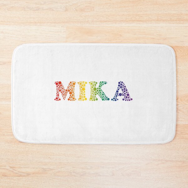 Item preview, Mika name - fun Rainbow Bubbles LGBT pride design designed and sold by NameTheory.