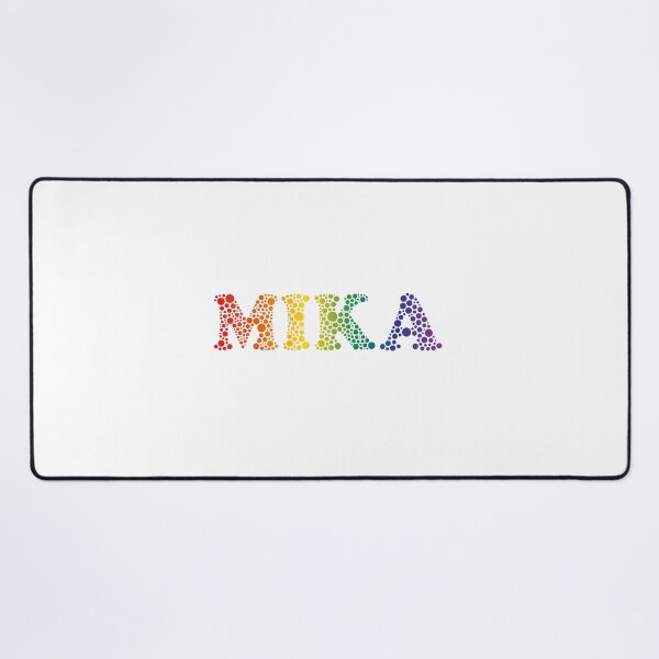 Item preview, Mika name - fun Rainbow Bubbles LGBT pride design designed and sold by NameTheory.