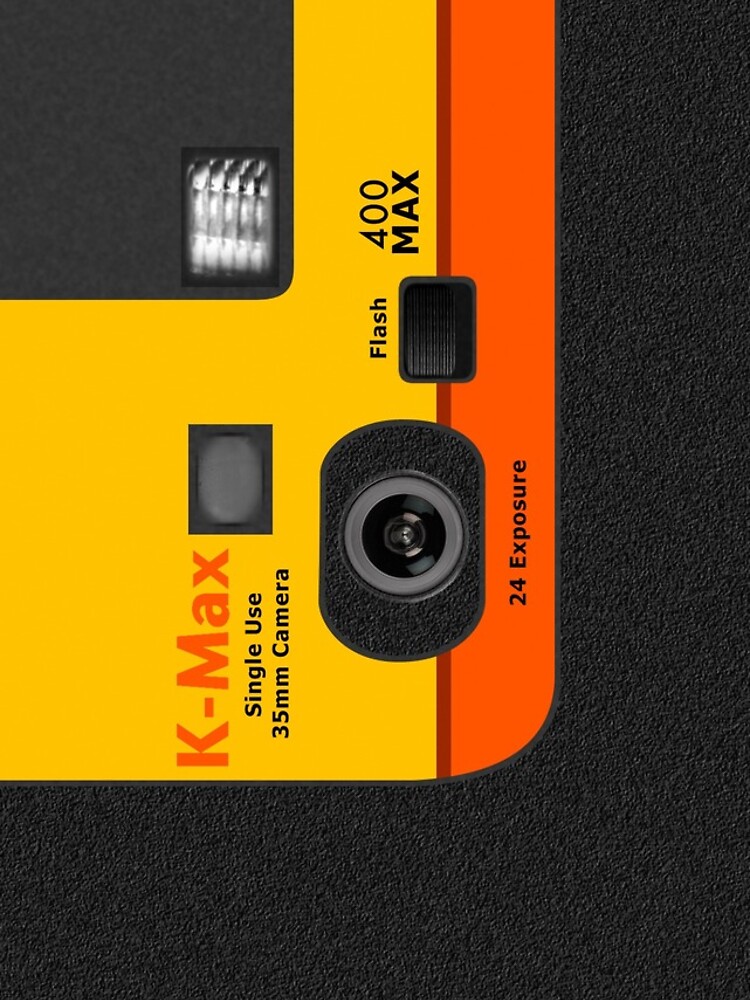 "Disposable Camera Orange" iPhone Case for Sale by killerturnip