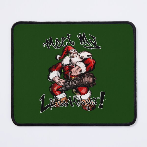 Item preview, Santa with a Mini-Gun designed and sold by RGpresdiffart.