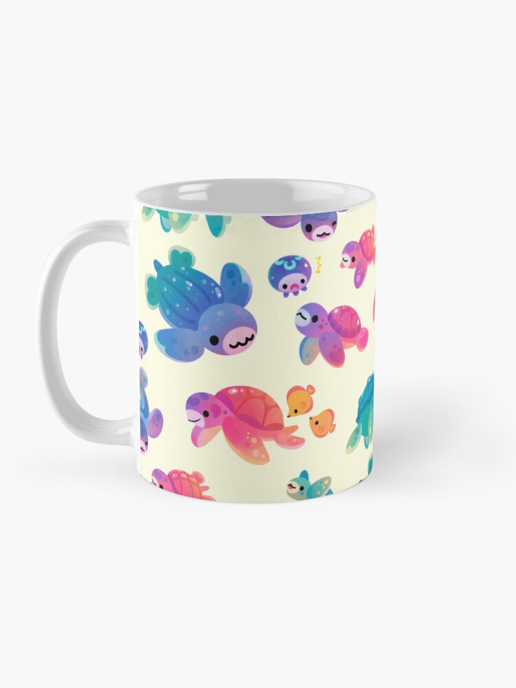 Alternate view of Sea turtle - bright Coffee Mug