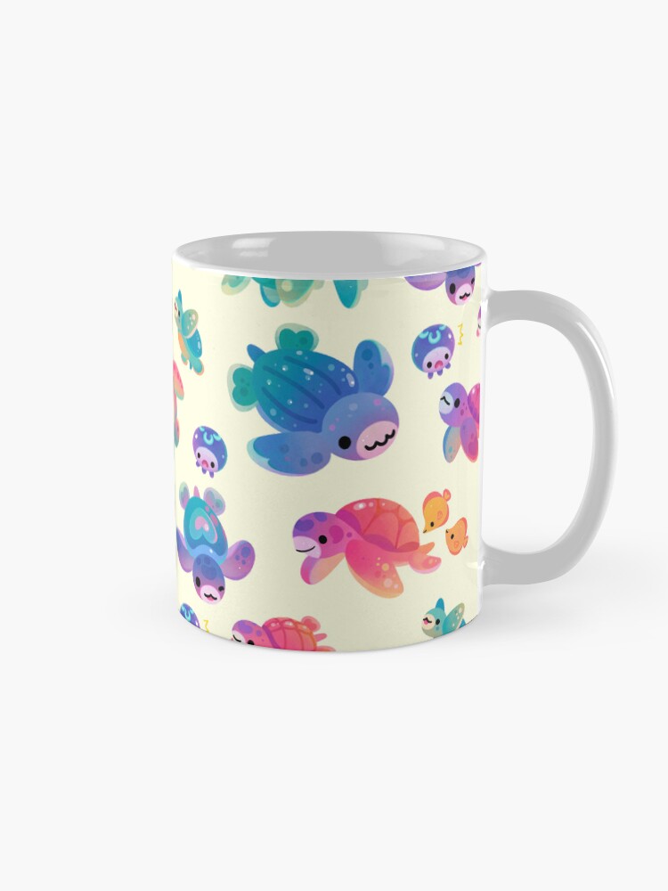 Alternate view of Sea turtle - bright Coffee Mug