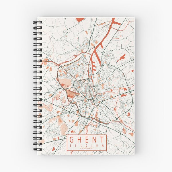 Item preview, Ghent City Map of Belgium - Bohemian designed and sold by deMAP.