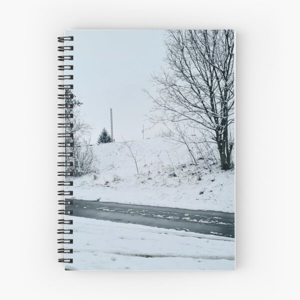 Item preview, Snow Road Winter Trees designed and sold by AlexMancic.
