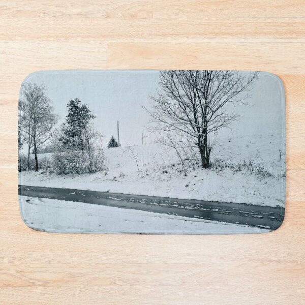 Item preview, Snow Road Winter Trees designed and sold by AlexMancic.