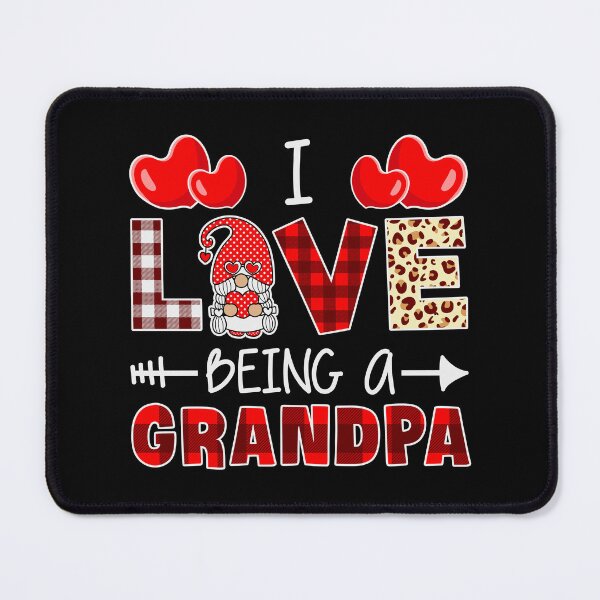 Item preview, I Love Being a Grandpa Gnome Heart designed and sold by shopx8.