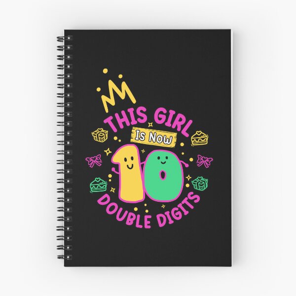 Item preview, This Girl is Now 10 Double Digits Birthday Gift For Girl designed and sold by TH3--DESIGNER.