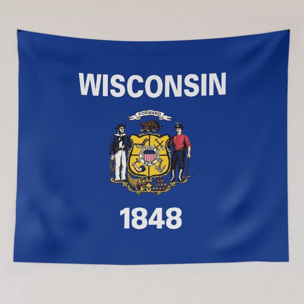 Item preview, Flag of Wisconsin designed and sold by Freihalt.
